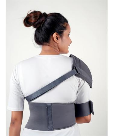 Left Right Shoulder Immobilizer Arm Sling Brace - Adjustable X-Large Cuff & Elbow Support for Ultimate Comfort | International Shipping Available - Buy Online on GoSupps.com