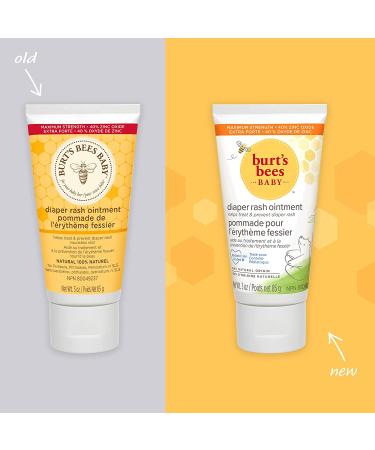 Burt's Bees Baby Diaper Rash Ointment Maximum Strength 3 oz - Gentle Relief for Sensitive Skin - Buy Online on GoSupps.com