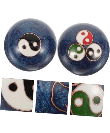 Buy Bcoath Gymnasium Ball Set - Hand Fitness Balls & Massage Balls in Decorative Box | Premium Iron & Metal Relaxation Balls for Home & Gym - Buy Online on GoSupps.com