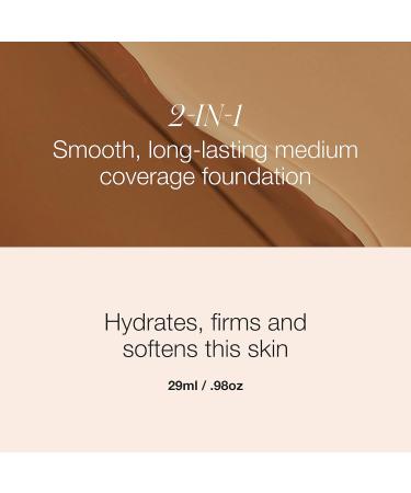 RMS Beauty ReEvolve Natural Finish Foundation - Refillable Liquid Makeup | 22 Full Size Skin Tint for Flawless Face - Buy Online on GoSupps.com