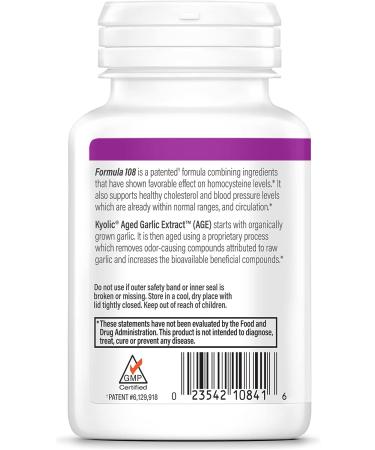 Kyolic Aged Garlic Extract Formula 108 Total Heart Health 100 Capsules - 100 Count - Buy Online on GoSupps.com