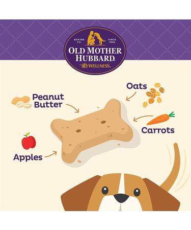 Old Mother Hubbard P-Nuttier Peanut Butter Dog Treats - All Natural, Crunchy, Healthy Snacks for Small Dogs - Buy Online on GoSupps.com