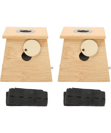 Moxibustion Box - Single Hole Bamboo Moxa Roller & Acupuncture Tool | 2pcs International Shipping - Buy Online on GoSupps.com