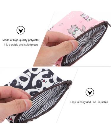 Lurrose 6-Pack Women's Binding Bags | Teenage Girls' Coin Holders & Storage | Stylish Zip Organizers | Multi-Color | 13x13cm - Buy Online on GoSupps.com