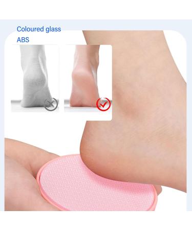 Glass Foot File 2 Pieces Pedicure Foot File Pedicure Tool for Exfoliating and Removing Hard Skin for Smooth Silky and Surely Beautiful Feet (Pink) YUYTEdk52apb0cs-12 - Buy Online on GoSupps.com