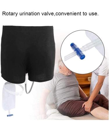 Urine Bag Wearable Urine Bag Incontinence Pants for Men Portable Leak Proof Urine Funnel Urinary Drainage Stabilizatio Device for Travel Outdoor Use Spill Proof Collector (Size : Small (52-76cm)) - Buy Online on GoSupps.com