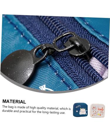 Healeved Mini Money Exchange & Makeup Bag 6-Piece Cotton Pocket Storage for Napkins Change & Essentials | Portable & Large Capacity | White Marinex 12.5x12cm - Buy Online on GoSupps.com