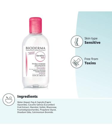 Bioderma Sensibio H2O Micellar Water 8.4 fl oz - Gentle Makeup Remover - Buy Online on GoSupps.com