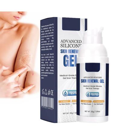 NUANYOYO Silvive Advanced Silicone Skin Renewal Gel Scar Cream Gel Advanced Scar Gel Scar Removal Gel Reduces The Appearance of Old & New Scars (1 Bottle)