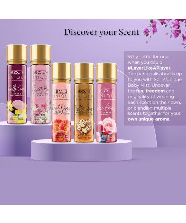 So Unique Peony Blush Body Mist - Floral Fruity Vanilla Perfume with Bergamot and Pear Notes - Perfume for Women - Body Spray for Women - 5.1 oz 5.1 Fl Oz (Pack of 1) Peony Blush - Buy Online on GoSupps.com