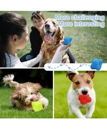 3-Piece Reaction Ball Set for Agility & Coordination Training - Blue, Red, Yellow - Buy Online on GoSupps.com