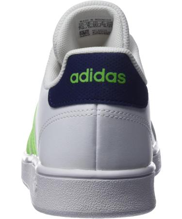 adidas Kids Grand Court K Gymnastics Shoes - Ftwbla/Versol/Azuosc - 5 UK - Buy Online on GoSupps.com