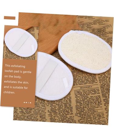 Buy Hemoton 2pcs Natural Bath Towels & Exfoliating Loofah Pads - Premium Body Scrubber for Spa-like Experience - Buy Online on GoSupps.com