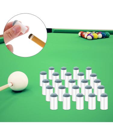 Prasacco 13mm Pool Cue Tips - 24 Pcs Slip On Billiard Cue Tips Replacement - Buy Online on GoSupps.com