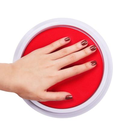 Lsushine Craft Large Ink Pad Stamps - Pack of 8 Rainbow Finger Ink Pads for Kids DIY - 8 Vibrant Colors - Buy Online on GoSupps.com