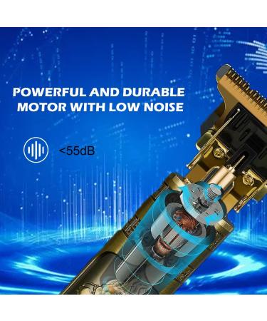 Hair Clippers Beard Trimmer for Men Cordless Rechargeable Hair Trimmer Blade Liners Edgers Shaver Bald Zero Gap Body Grooming Kit Gold - Buy Online on GoSupps.com
