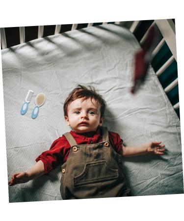 Healeved 3pcs Wool Brush Household Tool Set - Baby Hair Brush, Infant Nail Clippers, Baby Shower Brush | Baby Care Kit for Infants & Newborns - Buy Online on GoSupps.com