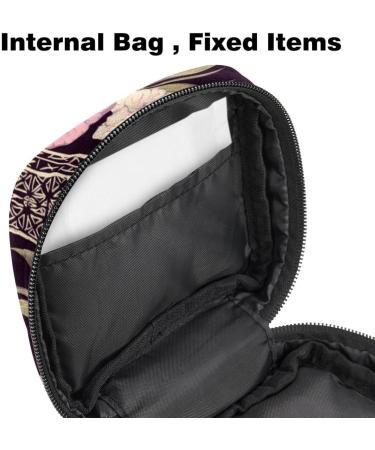 Portable Women's Binding-Up Bags - Menstrual Cup Pocket & Pads for Teens | Eiffel Tower Design - Buy Online on GoSupps.com