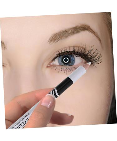 HAPINARY 70 Pcs Lying Silkworm Eyeliner Highlight Pencil Makeup Eyeliner Pencils Eyeshadow White Wooden Pole - Buy Online on GoSupps.com