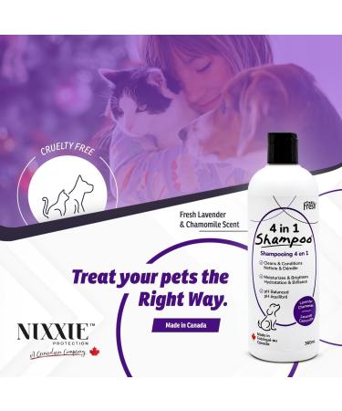 Dog Shampoo 4-in-1 Pet Shampoo by EnviroFresh - Dog Shampoo for Allergies and Itching Dog Shampoo for Smelly Dogs (Lavender) 4in1 Shampoo - Buy Online on GoSupps.com