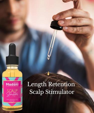 Hair Growth Oil & Scalp Stimulator | Rosemary & Mint | Reduce Hair Loss & Strengthen Hair | 2 Fl Oz - All Hair Types - Buy Online on GoSupps.com
