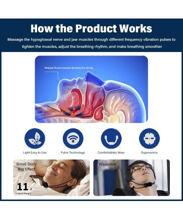 Mini Electric Anti Snoring Device - Smart Stopper for Better Sleep Quality - Buy Online on GoSupps.com