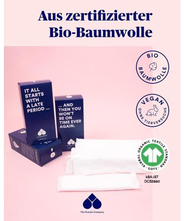 Buy The Female Company Puerperium Tie - Superabsorbing for Postpartum Flow | 10 Hygienic Pads to Prevent Skin Irritation & Protect Wound Stitching - International Shipping Available - Buy Online on GoSupps.com
