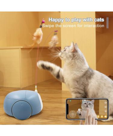 Pumpkii Home Robot Pet Camera with Treat Dispenser, App Control, 2-Way Audio, 1080P HD Camera, Night Vision | Interactive Cat Dog Toy - Buy Online on GoSupps.com