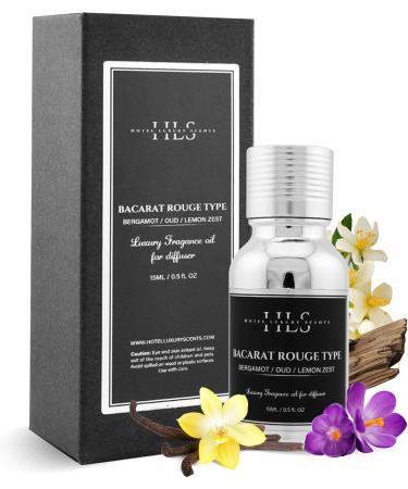 Bacarat Rouge Type Essential Oils for Diffusers for Home - 15ml Luxury Fragrance Diffuser Oil with Bergamot Lemon Zest Aromatherapy Diffuser Essential Oil Pet and Child Safe Bacarat Rouge Type 1 Fl Oz (Pack of 1) - Buy Online on GoSupps.com