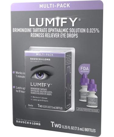 Lumify Eye Drops 7.5mL - Pack of 2 | Fast-Acting Redness Relief - Buy Online on GoSupps.com
