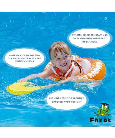 FREDS SWIM ACADEMY - STR Yellow Swim Set & Kickboard for Kids | International Shipping Available - Buy Online on GoSupps.com