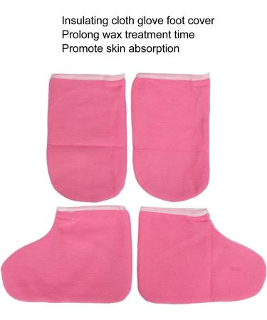 Paraffin Wax Bath Gloves Booties Wax Treatment Hand Foot Set Moisturizing Gloves Paraffin Wax Gloves SPA Heat Insulated Mitts and Booties 100pcs Disposable Glove Foot Cover - Buy Online on GoSupps.com