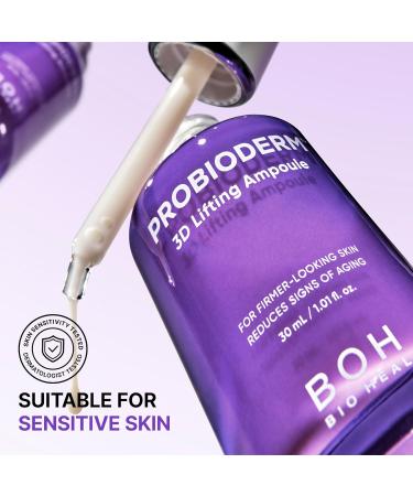 BIOHEAL BOH Probioderm 3D Lifting Ampoule 1.01 fl oz (30 ml) | Advanced Elasticity Serum for Sculpted Firm Skin | Powerful 3D Lifting Formula with Probiotics & Peptides for Daily Skincare - Buy Online on GoSupps.com