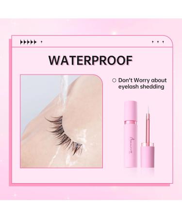 Eyelash Glue Waterproof Lash Glue Fast Drying False Eyelash Glue cluster lash Latex Free Eyelash Adhesive manga eyelash glue Super Strong Hold CHRONTIER (glue only) - Buy Online on GoSupps.com