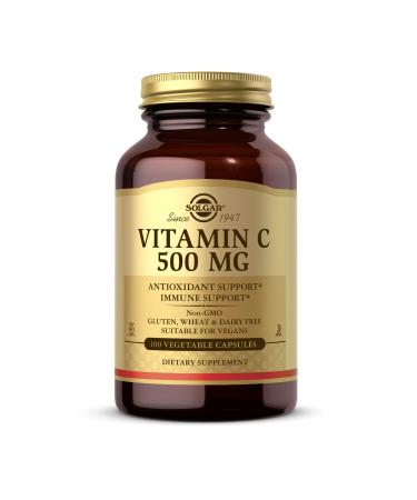 Solgar Vitamin C 500 mg 100 Vegetable Capsules