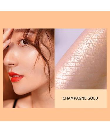 Highlighter Powder Lightweight Smooth Texture Powder Glitter High Gloss Shimmer Powder Makeup for Face Body Cosmetic 2# - Buy Online on GoSupps.com