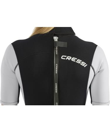 Cressi Black/White Medium Neoprene Shorty Wetsuit for Scuba Diving and Snorkeling - Women's Size Medium - Buy Online on GoSupps.com