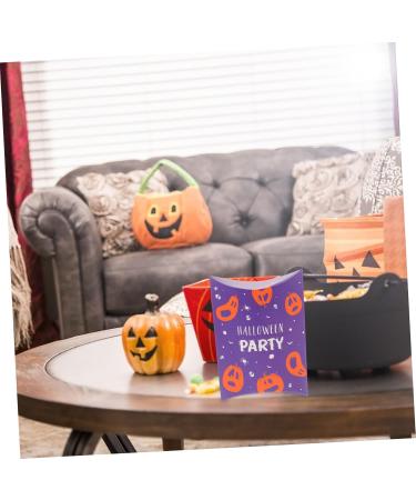 VILLCASE 20pcs Box Halloween Pillow Box Paper Candy Case Bags Goodie Boxes Halloween Candy Case Box Cute - Buy Online on GoSupps.com