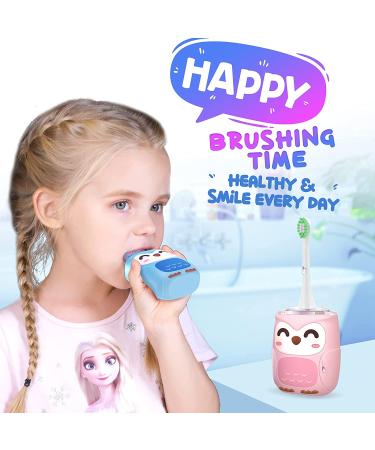 Kids Electric Toothbrush U-Shaped Whole Mouth Automatic Brush for Children & Toddlers (2-6 Year) in Light Blue - Buy Online on GoSupps.com