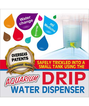 Premium Aquarium Water Conditioner & Clarifier for Fish Tanks | Drip Dispenser for Ich & Shrimp Treatment - Buy Online on GoSupps.com