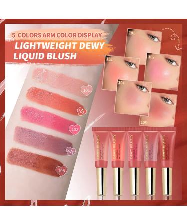 Soft Matte Liquid Blush Beauty Wand - Halo Glow Creamy Natural Blush (103 Cool Pink) - Buy Online on GoSupps.com