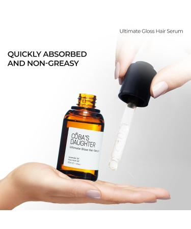 COBA S DAUGHTER Hair Serum for Dry Damaged Frizzy Hair | Nourishing UV & Heat Protection | Argan Jojoba & Inca Inchi Oils | Lavender Infused Shine - 1.69 oz - Buy Online on GoSupps.com