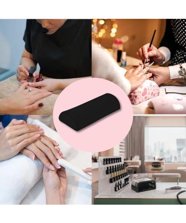 Felenny Nail Art Rest Cushion Detachable Sponge Zipper Design Nail Pillow Hand Rest Professional Salon Hand Arm Holder Manicure Pillow Nail Cushion For Makeup Cosmetic Tools Black - Buy Online on GoSupps.com