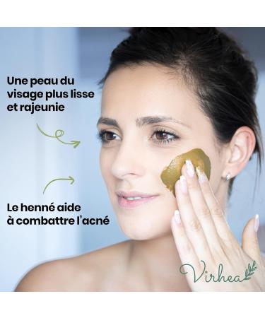  virhea Neutral Henna 500g (Colourless) Shiny and Strong Hair Anti-Lice and Anti-Dandruff Mask and Scrub for Body and Face 100% Natural - Buy Online on GoSupps.com