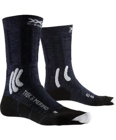 X-Socks Socks Trek X Merino Midnight Blue/Arctic White 42-44 XS-TS04S19U-A041-42/44