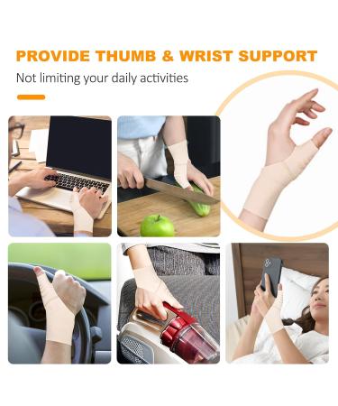 Thumb Brace for Arthritis & Carpal Tunnel - Ultrathin Support Wrap for Left Hand Pain Relief | Tendonitis & Trigger Thumb Splint for Men & Women - Buy Online on GoSupps.com