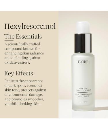 LEVOIRE SKIN Dark Spot Correcting Serum | Brightening Serum with 5% Niacinamide Omega-3 Fatty Acids & Hyaluronic Acid | Evens Tone Minimizes Pores & Improves Barrier Function | 1oz - Buy Online on GoSupps.com