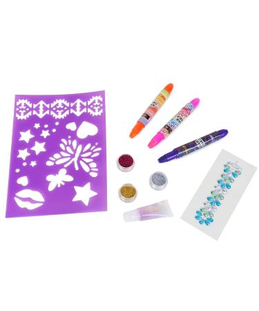 Toyland Rainbow High Hair Chalk Studio | Colorful Hair Chalk for Girls | Ombr Glitter & Style Dress Up Fun - Buy Online on GoSupps.com