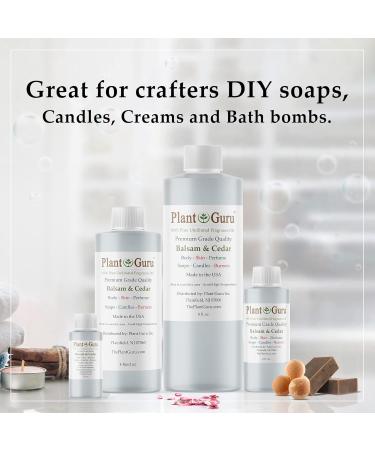Balsam and Cedar Fragrance Oil - 4 fl. oz. | Ideal for DIY Soaps Candles Bath Bombs & Aromatherapy - Buy Online on GoSupps.com