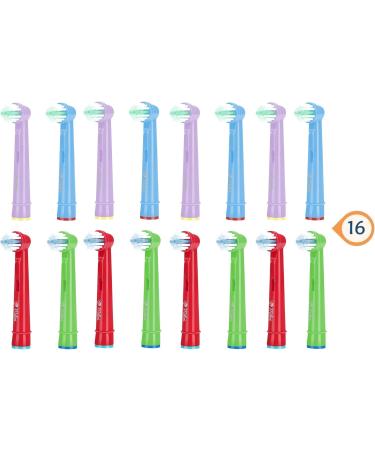 Milos Electric Toothbrush Replacement Heads for Kids - Pack of 16 Extra Soft Bristles - Oral B Compatible - Fits Braun Electric Brushes - Refill for Vitality, Precision, Triumph - 16 Count - Buy Online on GoSupps.com